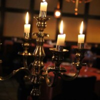 Dinner bei Kerzenschein